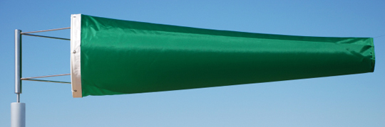 Windsocks Green 4 foot long. H/D Polyurethane Mouth
